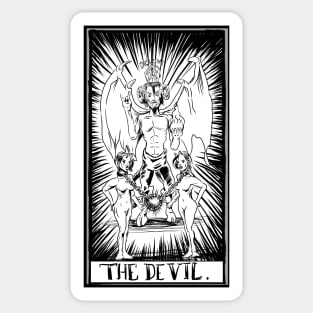 The Devil Tarot Card Sticker